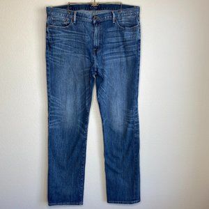 Lucky Brand Mens Size 40x33 363 Vintage Straight Leg Fit Denim Blue Jeans